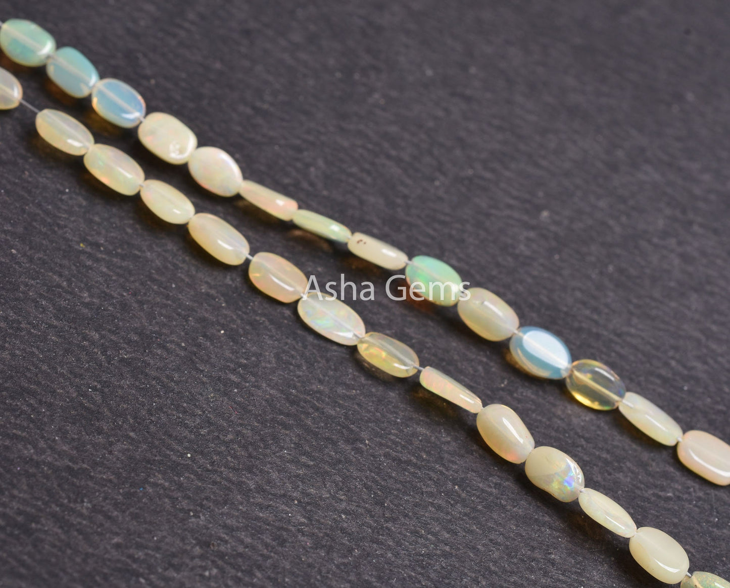 Natural Welo Fire Ethiopian Opal Smooth Oval Shape Beads, Flashy Yellow Ethiopian Opal Handmade Gemstone Oval Beads, Ethiopian Bead Jewelry
