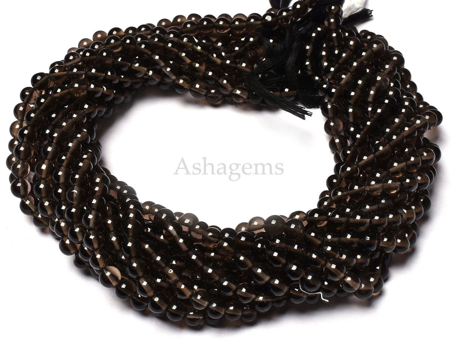 Natural Smoky Quartz Smooth Round Ball Shape Beads,Beautiful Smoky Plain Round Beads,13 Inch Strand, Smoky Gemstone Beads Jewelry Craft SALE