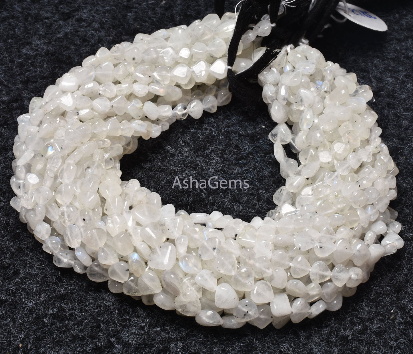 Beautiful Rainbow Moonstone Smooth Heart Shape Beads,13" Strand Natural white rainbow Plain Handmade Heart Bead Flashy Moonstone Beads Craft