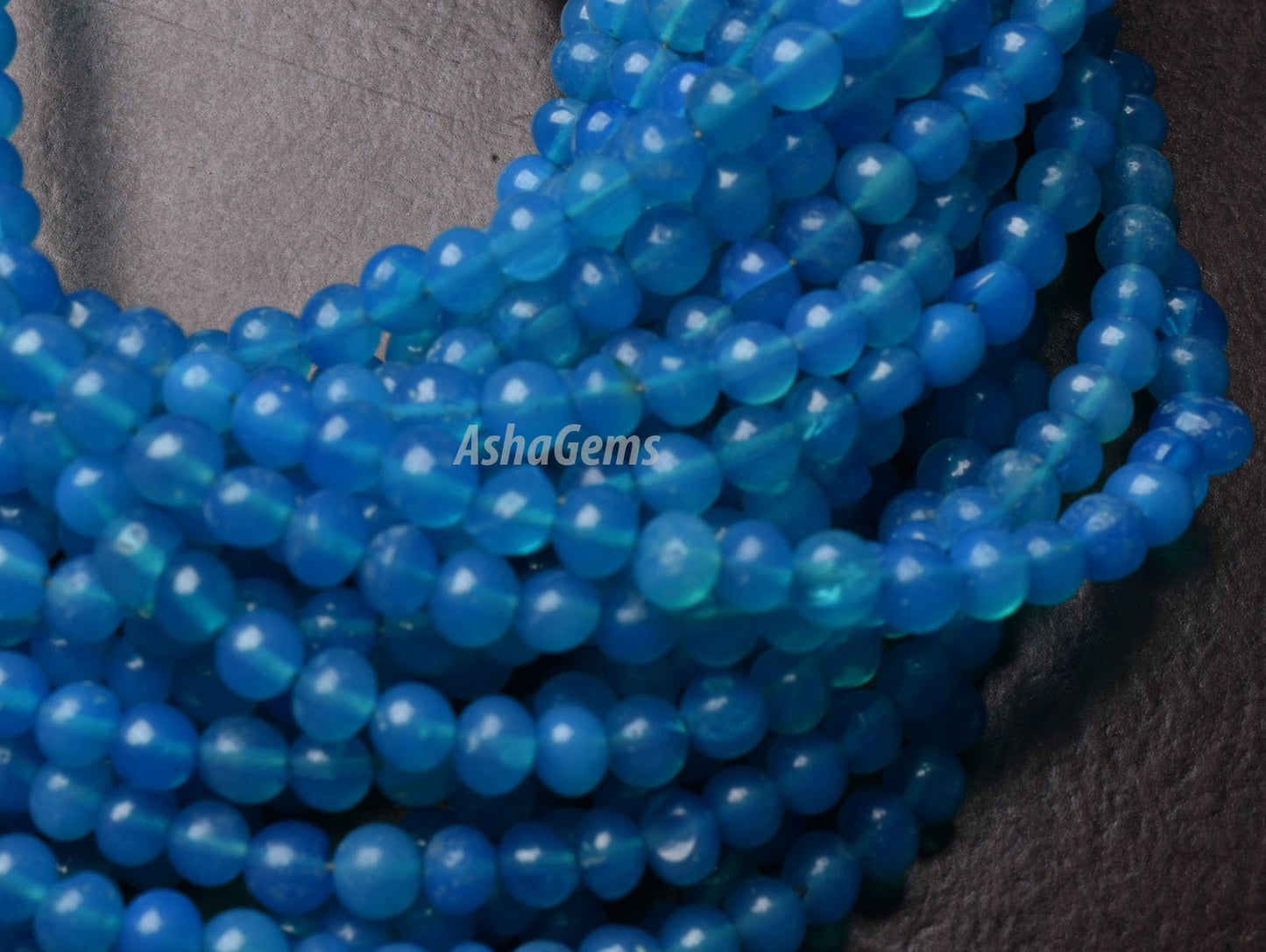 Blue Ethiopian Opal Round Shape Beads,3.5-4mm, Blue Ethiopian Opal Smooth Round Beads Opal Round,15" Strand, Opal Smooth Beads Jewelry Craft