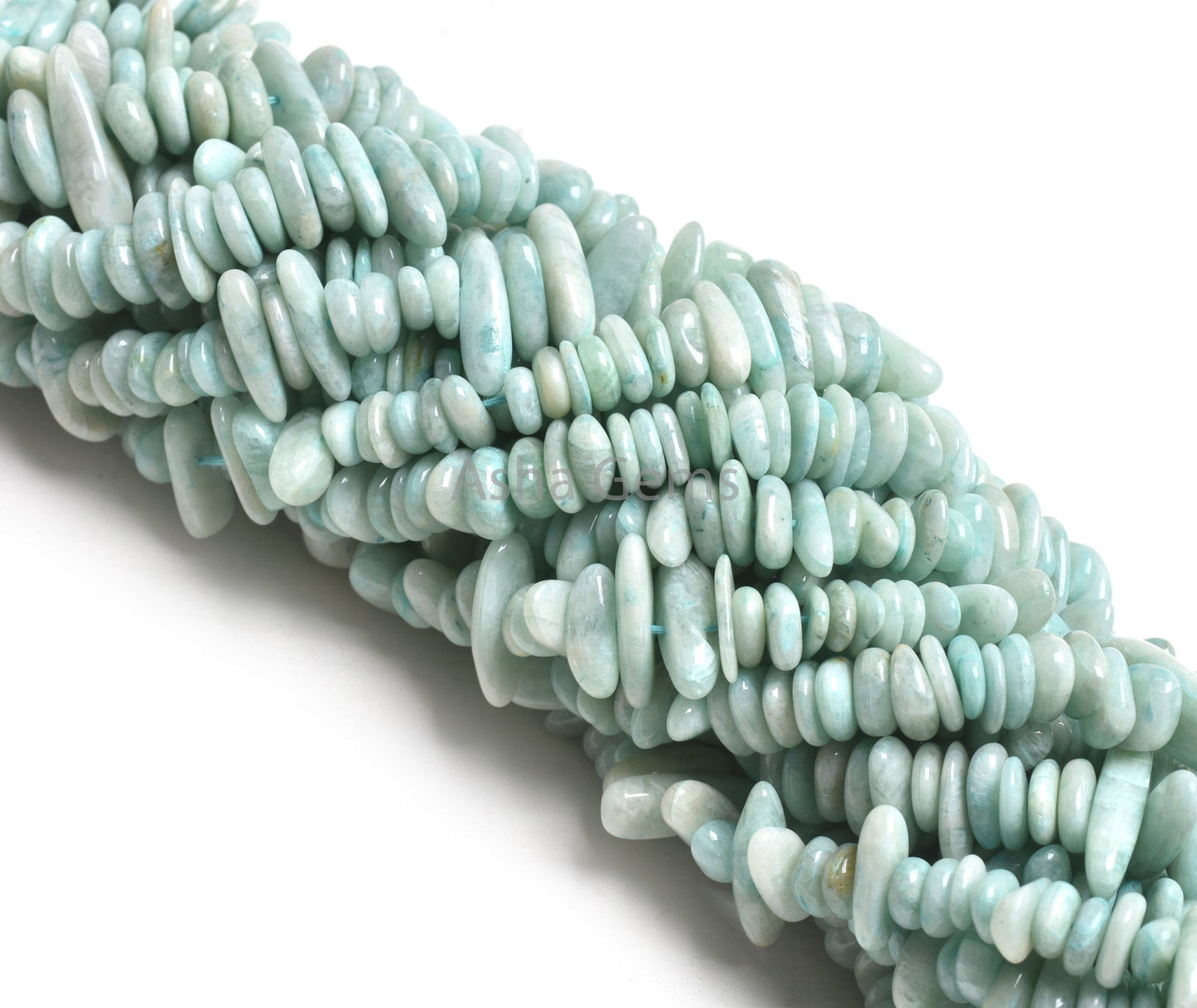 Beautiful Amazonite Uncut Chip Beads, Natural Blue Amazonite Smooth raw Rough Beads Gemstone Slice polish Big Size Uncut beads Jewelry SALE