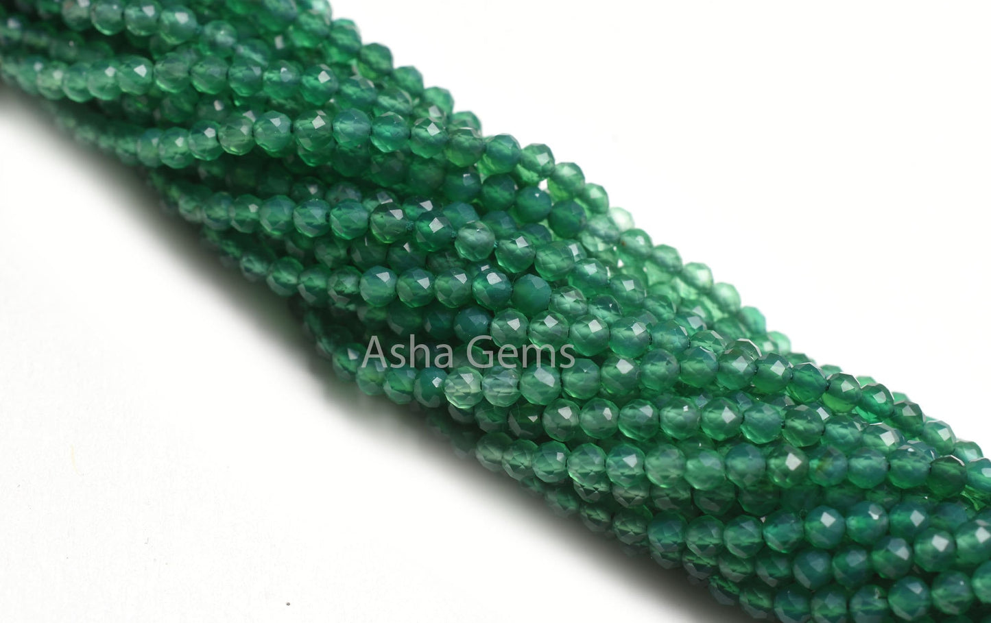 13" Strand AAA Quality Green Onyx Micro Cut Gemstone beads,2.5mm Shaded Green onyx Machine Cut Rondelle Faceted Bead Onyx Beads Jewelry SALE