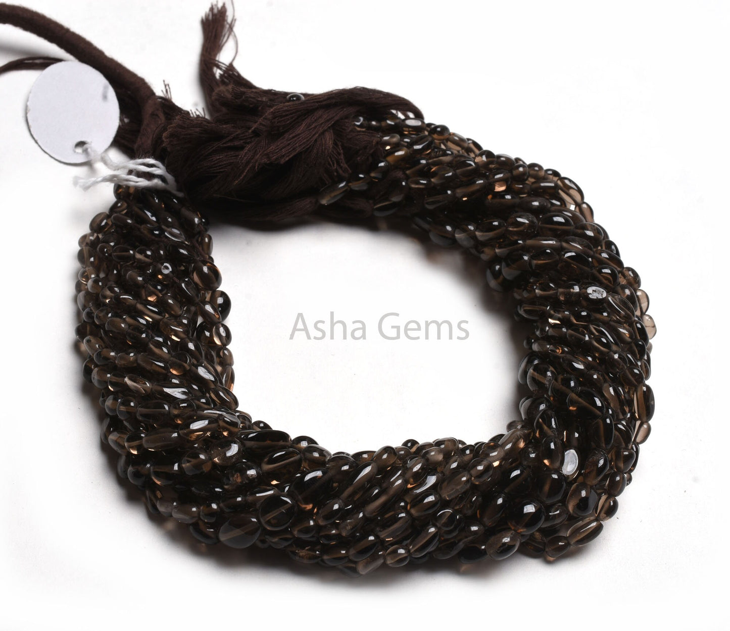 Beautiful Smoky Quartz Smooth Nugget Beads,13" Strand Amazing Smoky Uneven Tiny Nugget Gemstone Beads, Smoky Fancy Shape Handmade Beads SALE (AG 22282)