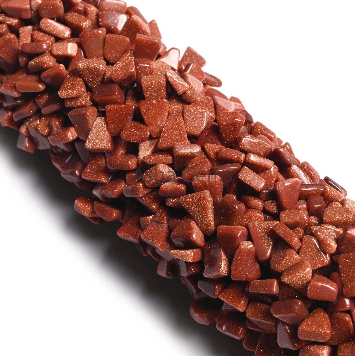 14 Inch Strand Brown Sunstone Smooth Triangle Side Drill Beads, Beautiful Sunstone Fancy Trillion Gemstone Handmade Beads Jewelry Craft SALE