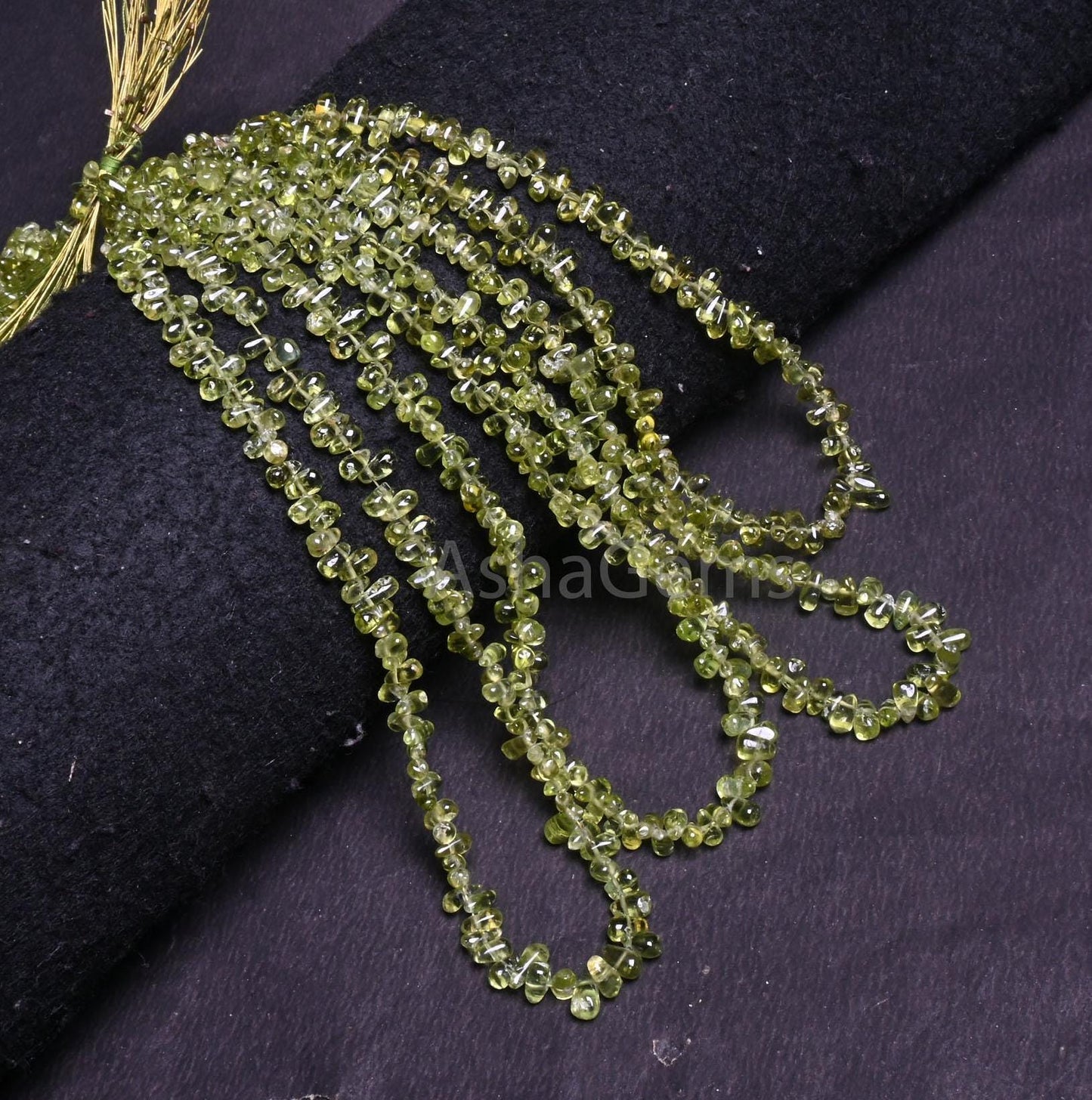 Beautiful Peridot Smooth Tiny Drops Shape Gemstone Beads, Natural Green Peridot Plain Handmade Uneven Teardrop Side Drill Beads Jewelry SALE