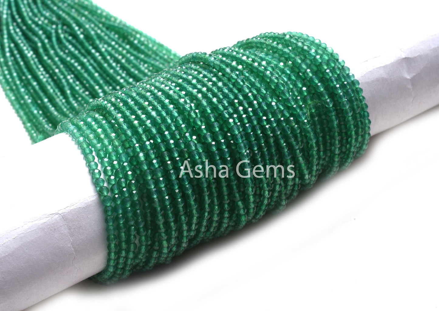 3.3mm AAA Green Onyx Micro Cut Faceted Rondelle Beads, Beautiful Green Onyx Micro Cut Gemstone Beads,12.5"Green Onyx Bead Jewelry Craft SALE