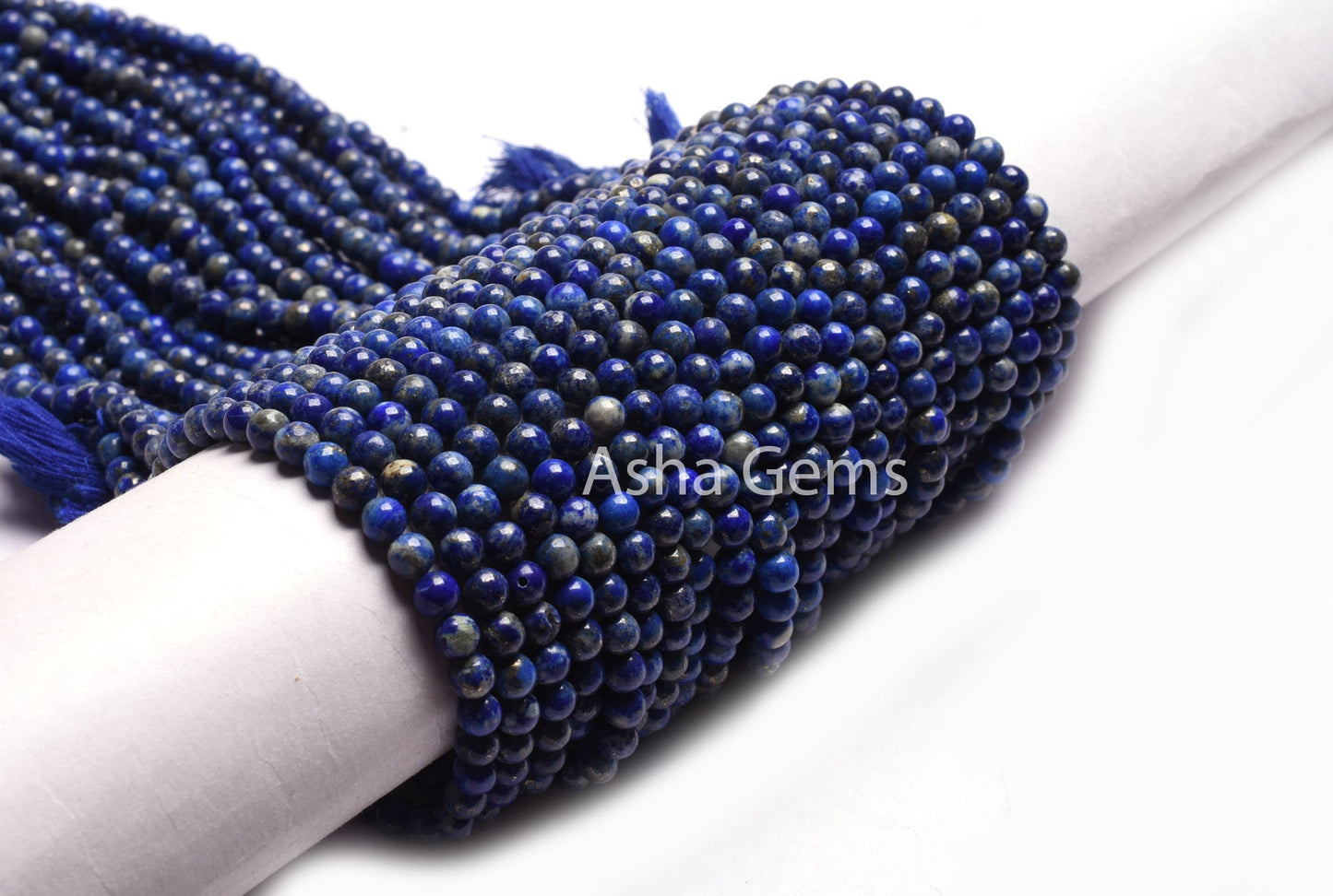 Natural Lapis Lazuli Smooth Round Beads,5, 5.5 mm Blue lapis Round Gemstone Beads,13" Strand Lapis Beads For Jewelry Making Handicrafts SALE