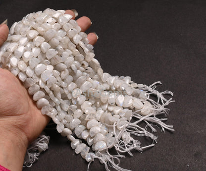Beautiful Rainbow Moonstone fancy D Shape Smooth Gemstone beads,9"Blue Fire rainbow moonstone Half moon Straight drill handmade Bead Jewelry