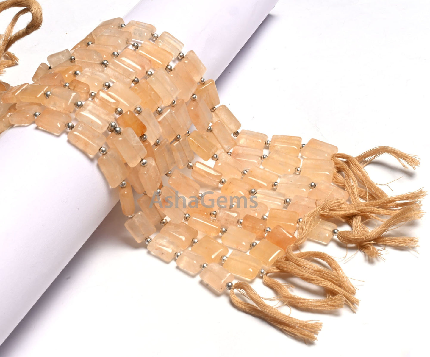 Amazing Yellow Aventurine Smooth Rectangle Shape Gemstone Beads,9" Strand Aventurine Fancy Chicklet handmade Aventurine Beads Jewelry Crafts