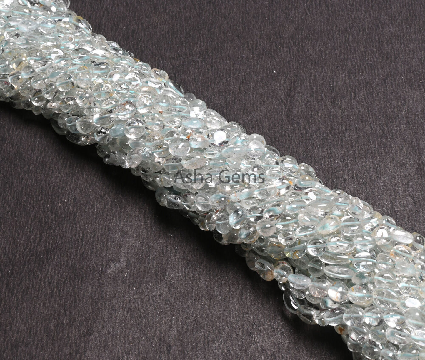 Rare Blue Aquamarine Smooth Nugget Shape Beads,5-8mm Aquamarine Handmade Tiny Tumble Beads Aquamarine Loose Gemstone Bead Jewelry Craft SALE (AG 22279)