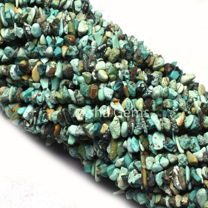34" Strand Natural Tibetan Turquoise Uncut Chips Gemstone Beads, Smooth Raw Rough Nuggets Beads, fine Quality Turquoise bead Uncut Chip SALE