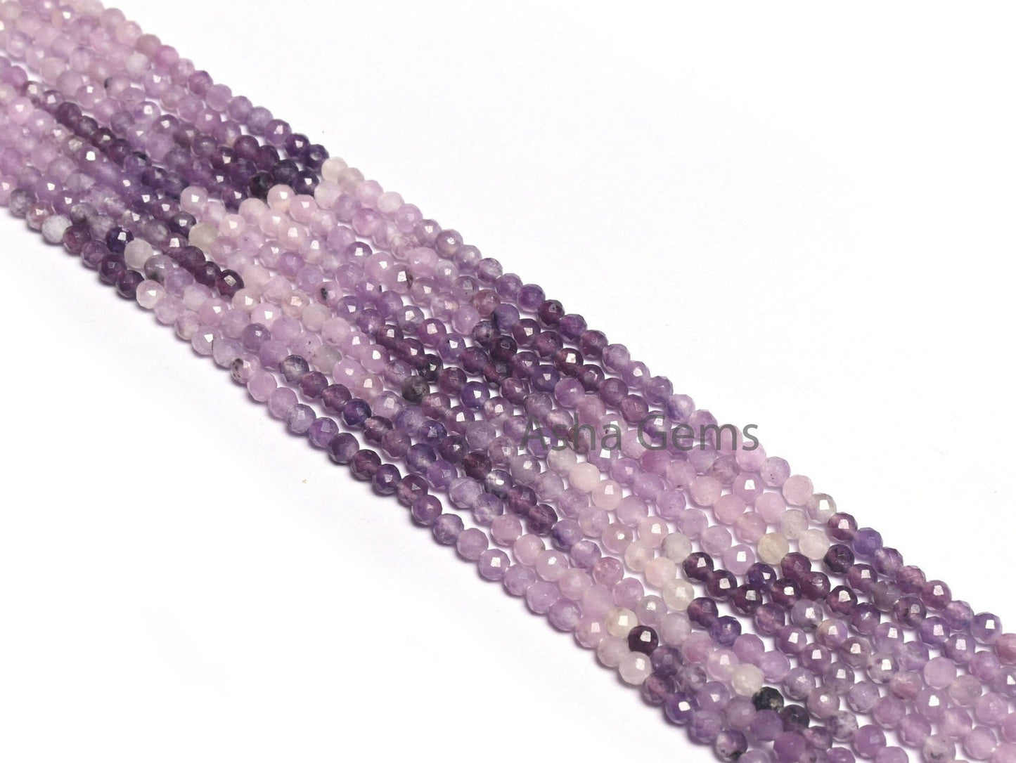 2.5mm Fine Quality Shaded Purple Sugilite Faceted Micro Cut Faceted Gemstone Beads, Natural Sugilite Machine Cut Rondelle Bead Jewelry Craft