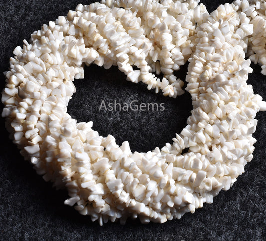 White Opal Uncut Chips Raw Gemstone Beads,34"Strand Natural White Opal Uncut Beads Fine Quality Opal Nuggets Rough Smooth Raw Beads Jewelry