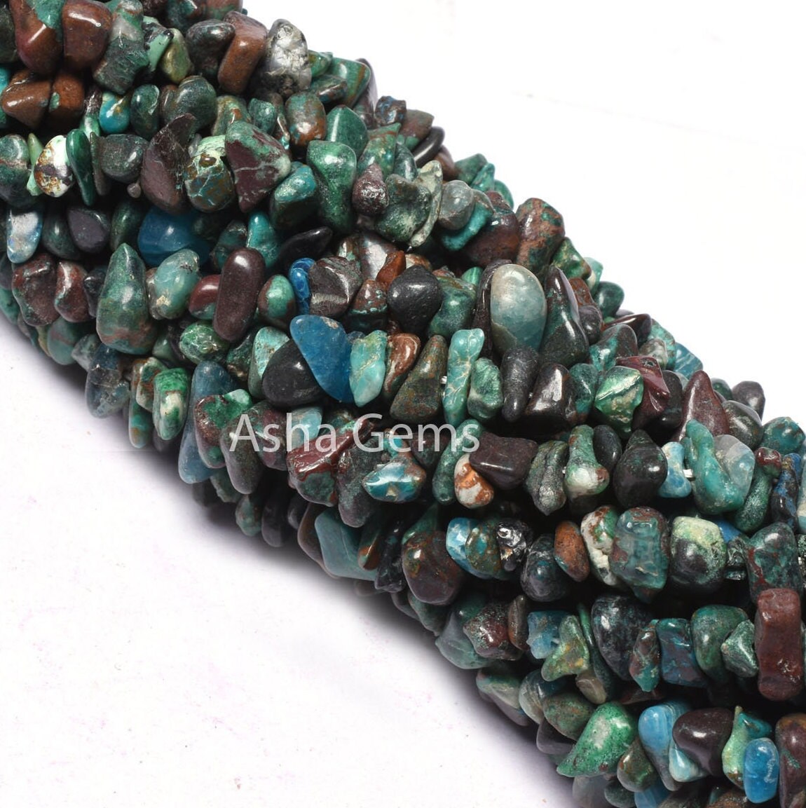 Natural Chrysocolla Uncut Chips Gemstone Beads.34"Strand Fine Quality blue Chrysocolla Raw Rough Smooth Bead Jewelry Making SALE Chrysocolla
