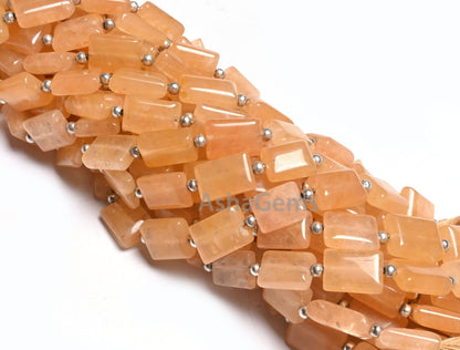 Natural Yellow Aventurine fancy Chicklet handmade Beads, Fine Quality Aventurine Smooth Rectangle Shape Gemstone Beads Jewelry making Crafts