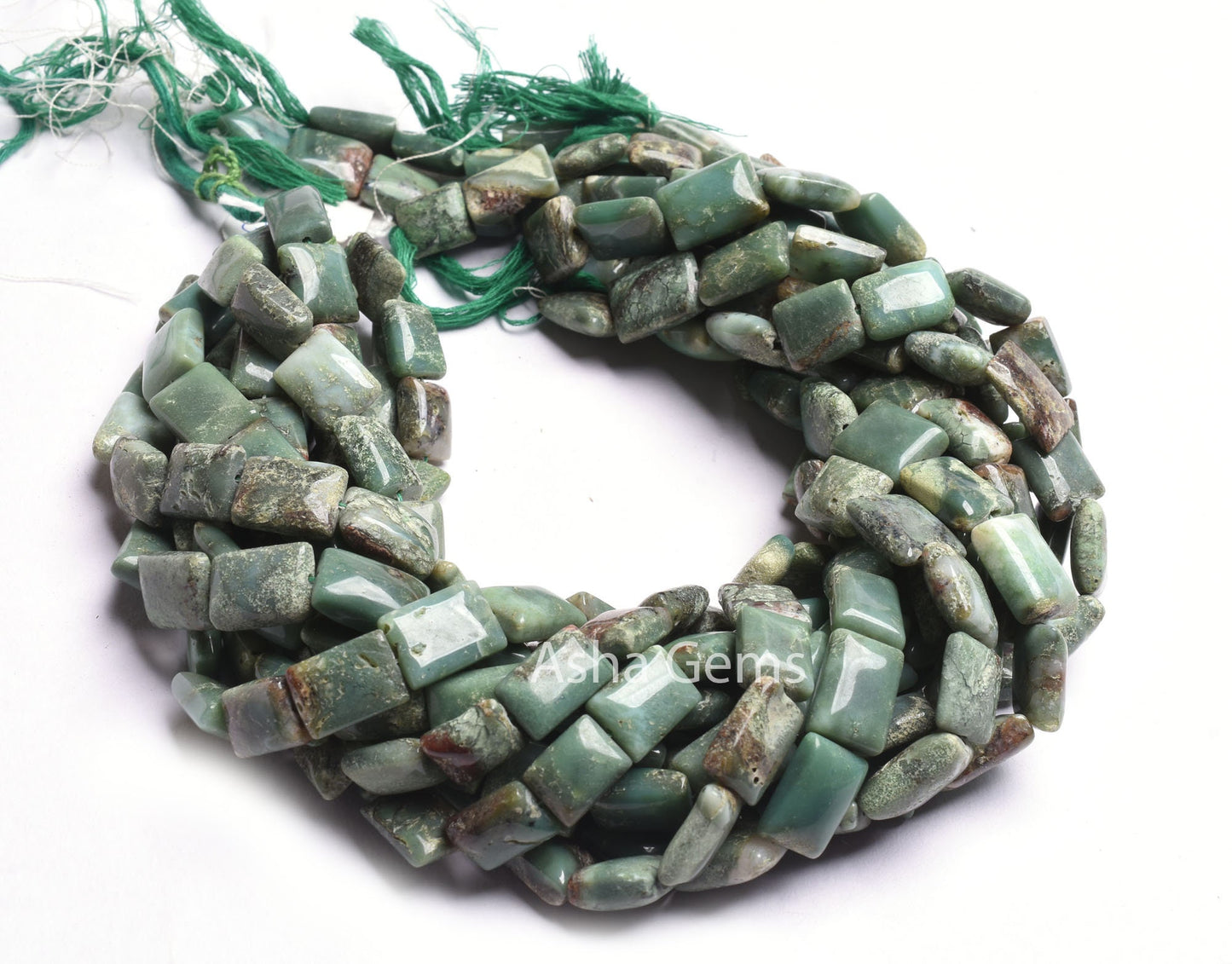 Rare Bio Green Chrysoprase Smooth Rectangle Beads,15" Strand Natural Chrysoprase Beads,Chrysoprase Fancy Chiclet Gemstone Handmade Bead SALE