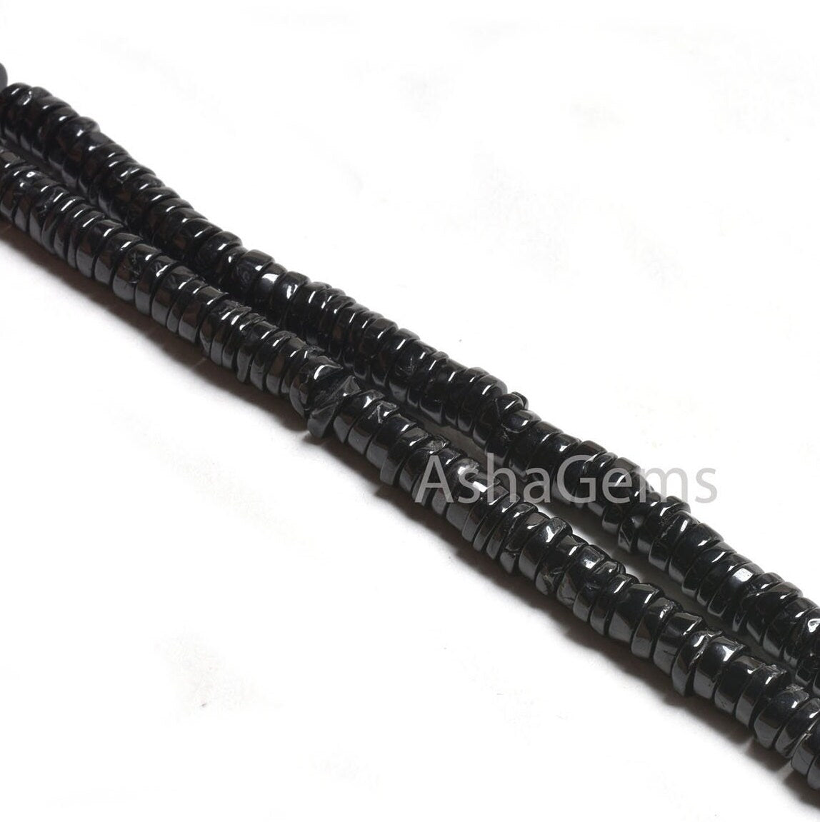 6 mm Fine Black Spinel Smooth Heishi Tyre Gemstone Beads, Natural Spinel Plain Handmade Flat Wheel Shape Bead Jewelry Making Handicraft SALE