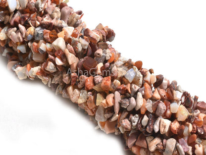 Natural Fire Opal Smooth Uncut Chip Beads,34" Strand Mexican Fire Opal Raw Rough Nugget Gemstone Beads Shaded Fire Opal Beads Jewelry Crafts