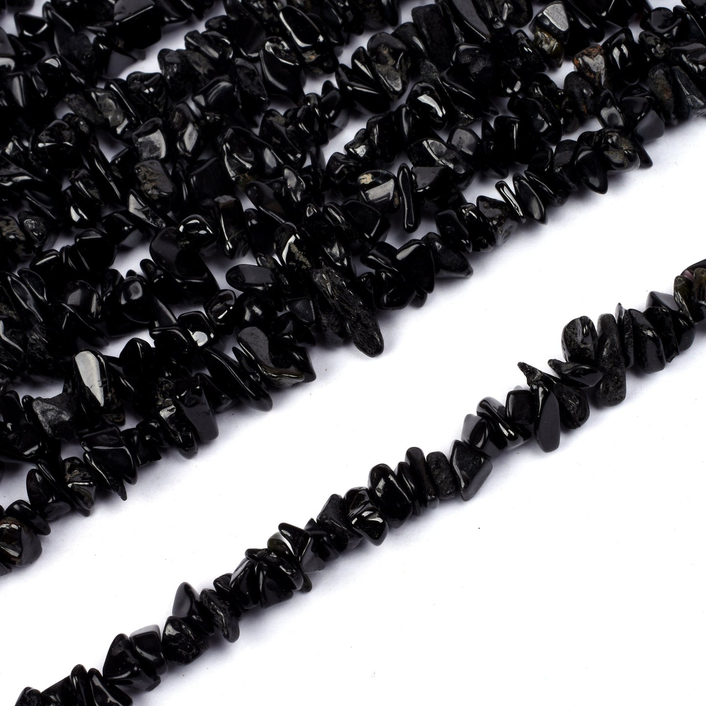 34"Strand Natural Black Tourmaline Raw Uncut Chips Beads Gemstone,Black Tourmaline Nuggets,Tourmaline Beads,Rough Polish Beads, Uncut Chips