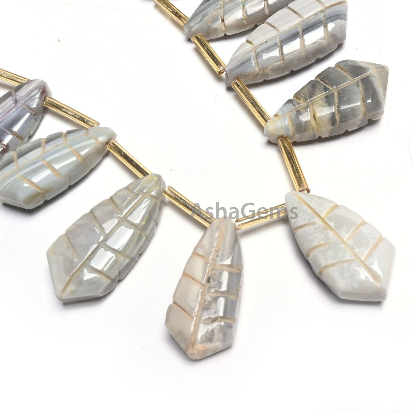 8" Strand Shaded Grey Opal Fancy Pears Shape Carved Gemstone Beads, Opal Carving Fancy Shape Handmade Carving Bead Jewelry Making Craft SALE