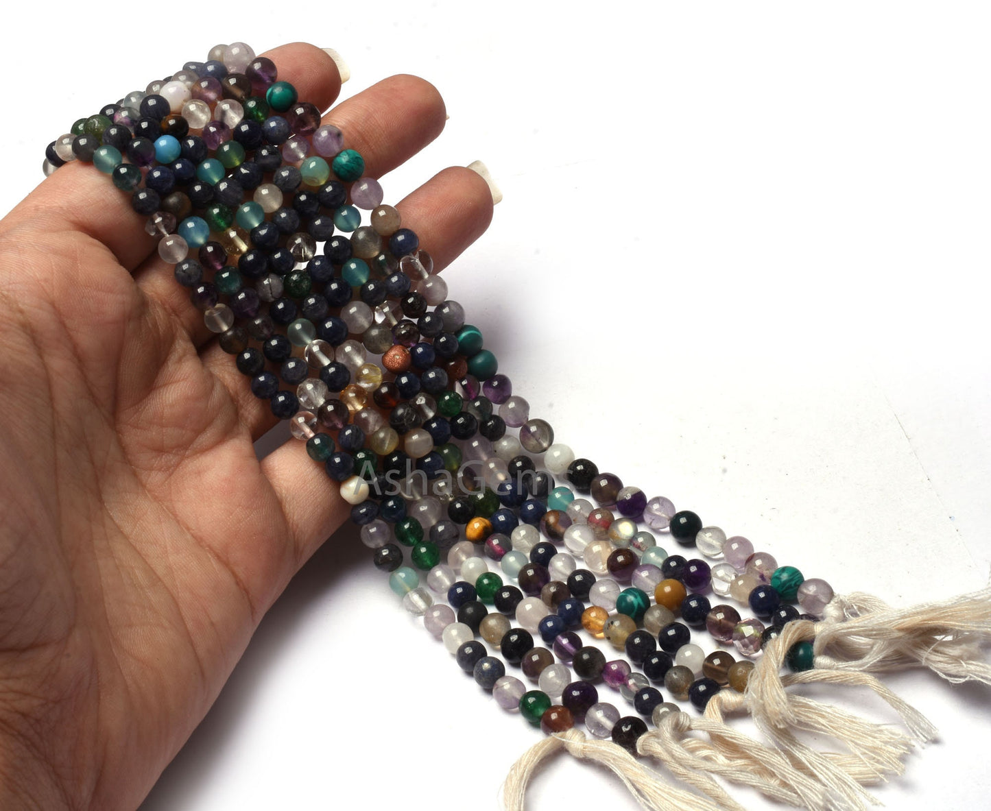 Multi Disco Smooth Round Ball Shape Beads,5 mm Mix Color Gemstone Round Beads,13" Strand Multi Color Plain Round Shape Bead For Jewelry SALE