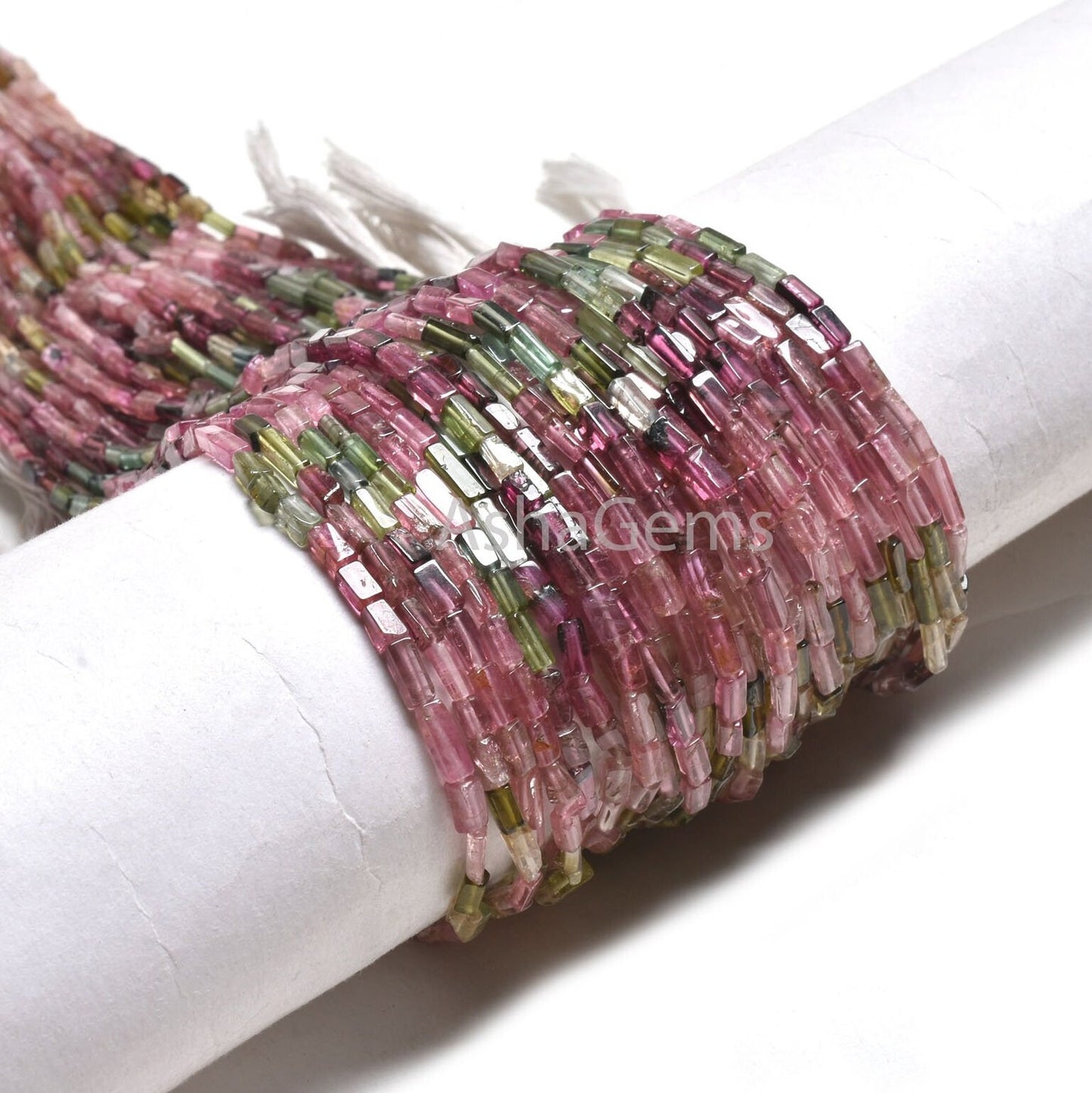 Natural Tourmaline Pipe Shape smooth Gemstone Beads,13"Tourmaline Beads, Multi Tourmaline Fancy Long stick Handmade Straight Drill Bead SALE