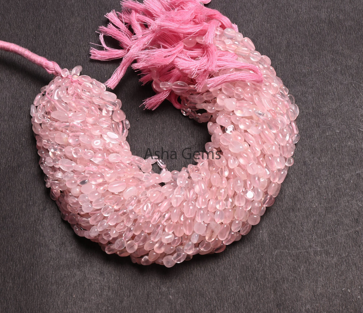 Beautiful Pink Rose Quartz Smooth Nugget Beads,4.5-9mm Fine Natural Rose Quartz Tiny Tumble Handmade Gemstone Bead Jewelry Making Craft sale (AG 22263)