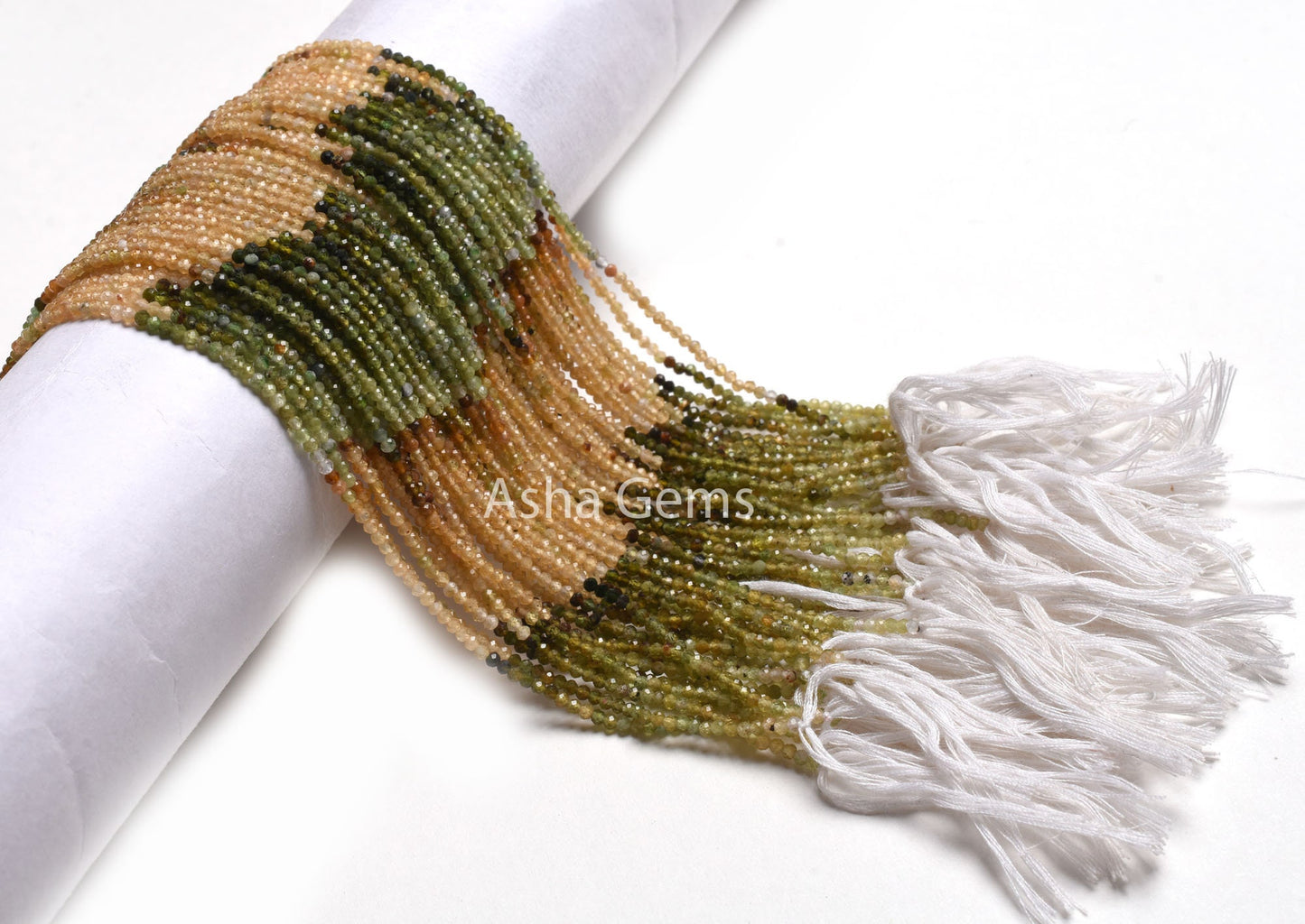 2 mm Rare Shaded Yellow Green Tourmaline Micro Cut Faceted Beads,13" Multi Tourmaline Machine Cut Rondelle Gemstone Tourmaline Beads Jewelry