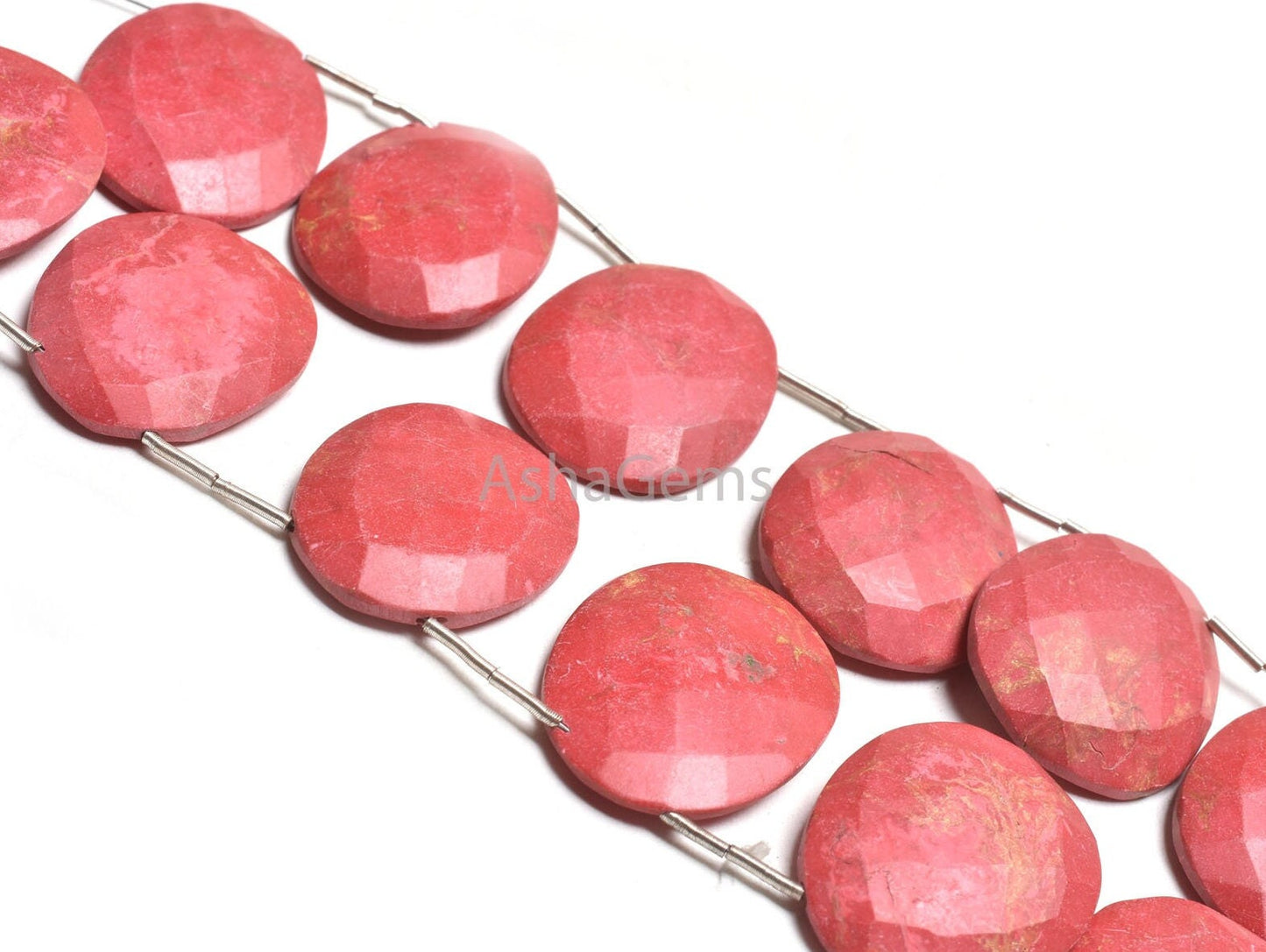 Beautiful Coral Hydro Fancy Egg Shape Faceted Beads,20-25 mm Red Coral Hydro Egg Oval Side Drill Briolette Gemstone Beads Jewelry Craft SALE
