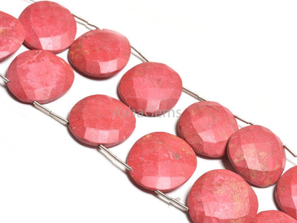 Beautiful Coral Hydro Fancy Egg Shape Faceted Beads,20-25 mm Red Coral Hydro Egg Oval Side Drill Briolette Gemstone Beads Jewelry Craft SALE