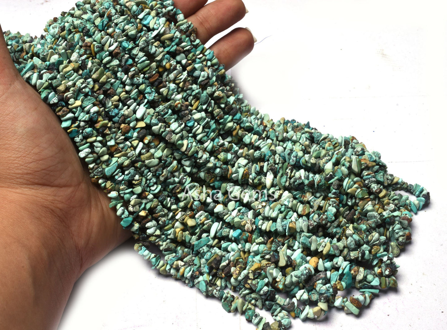 34" Strand Natural Tibetan Turquoise Uncut Chips Gemstone Beads, Smooth Raw Rough Nuggets Beads, fine Quality Turquoise bead Uncut Chip SALE