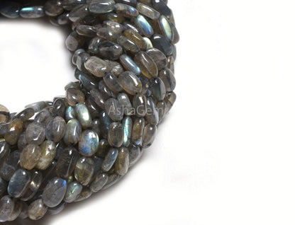 Natural Fire Labradorite Smooth Nugget Shape Beads, Flashy Labradorite Plain Tumble Handmade Gemstone Beads, Labradorite Bead Jewelry Crafts