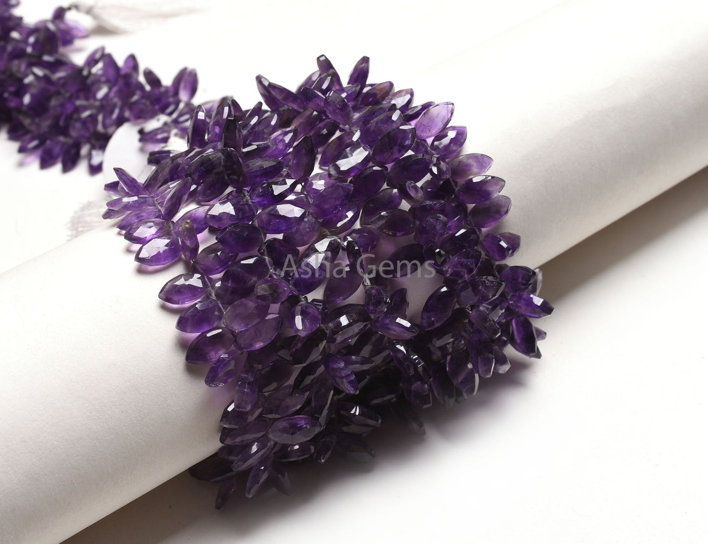 Natural amethyst Faceted Marquise Shape Gemstone Beads,6-12mm Purple Amethyst Fancy Marquise Briolette Bead Amethyst Bead Jewelry Craft SALE