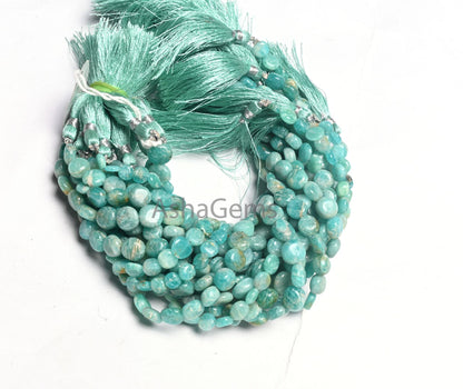 Beautiful Blue Amazonite Smooth Coin Gemstone Loose Beads, natural Blue Amazonite Coin Plain Handmade Straight Drill Bead Jewelry Craft SALE