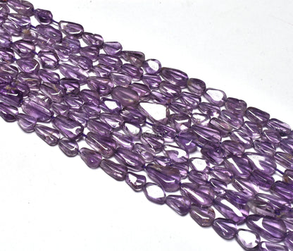 Beautiful Purple Amethyst Pear Shape Beads Natural Amethyst Smooth Uneven Pear Shape Beads Briolette Amethyst Jewelry Beads For Craft SALE
