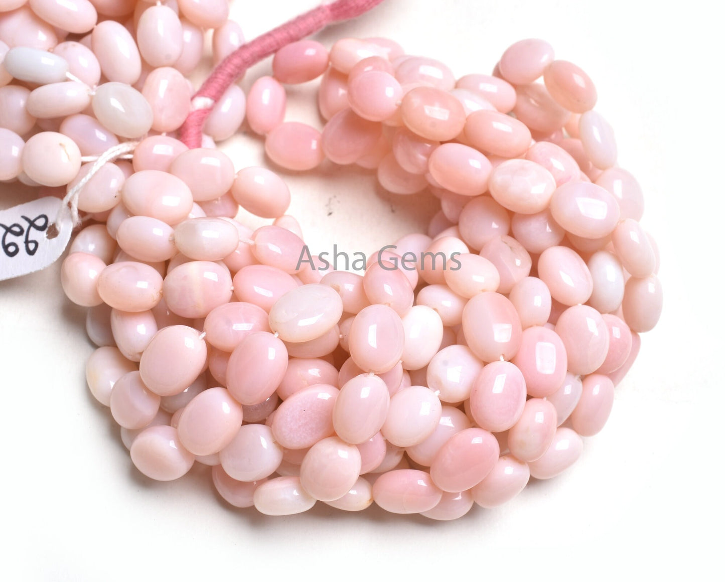 Beautiful Pink Opal Handmade Nugget Gemstone Beads, Shaded Pink Opal Beads,8/16"Fine Opal Smooth Uneven Oval Nugget Beads Jewelry Craft SALE