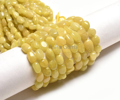Beautiful Aventurine Smooth Nugget Shape Beads,10-14 mm Aventurine  Plain Handmade Tumble Gemstone Straight Drill Beads Margaj Bead Jewelry