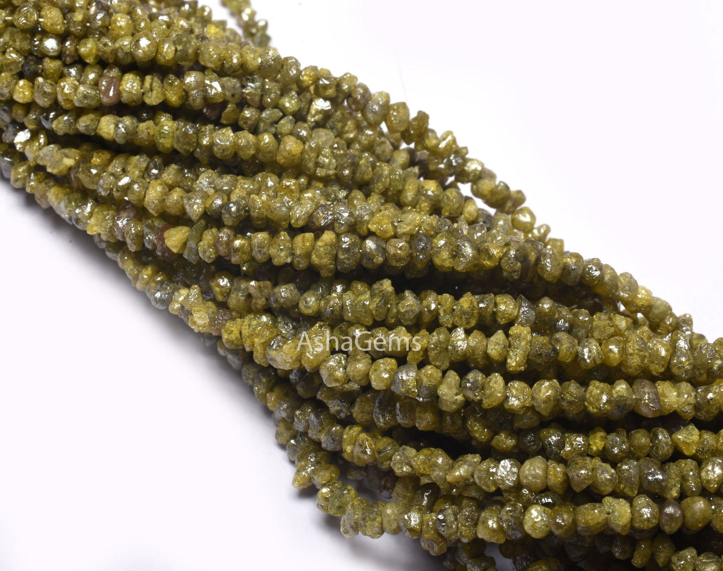 Rough Diamond Uncut Chip beads, Natural Green-Yellow Diamond Uncut Beads, Genuine Raw Diamond beads, Wholesale diamond beads Jewelry Makings