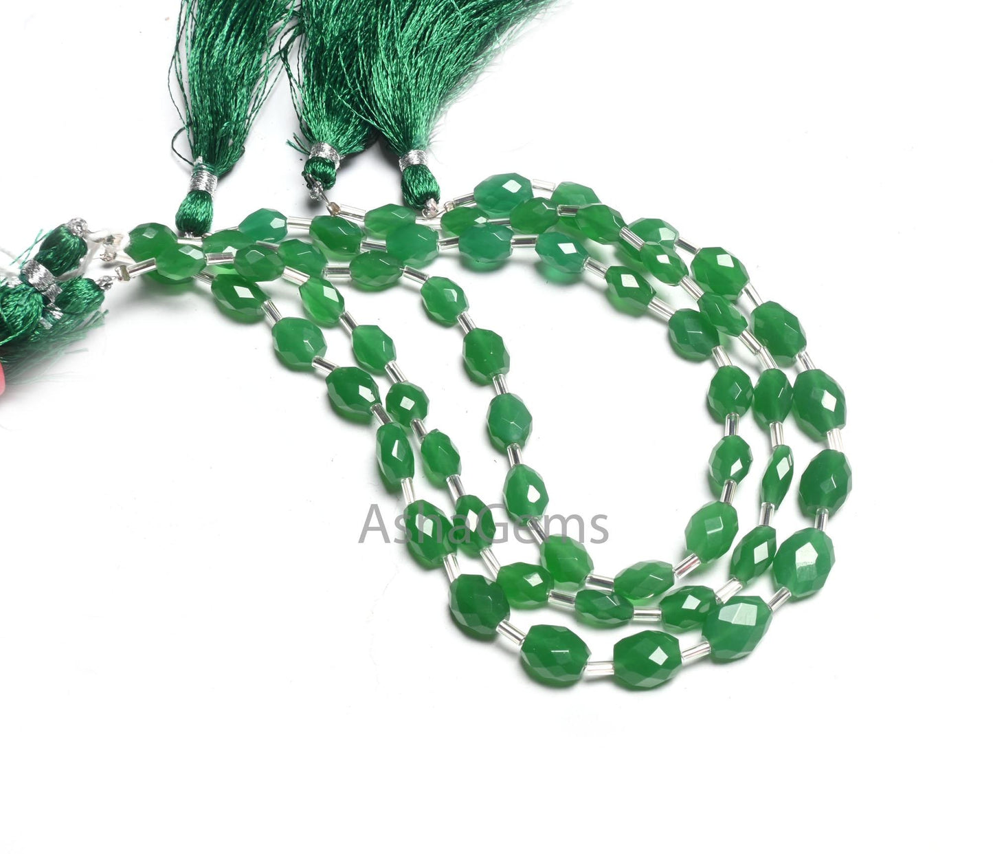 Beautiful Green aventurine Color Hydro fancy Puff Oval Faceted Beads, Fine Quality Green Hydro Oval Briolette Bead Jewelry making Craft SALE