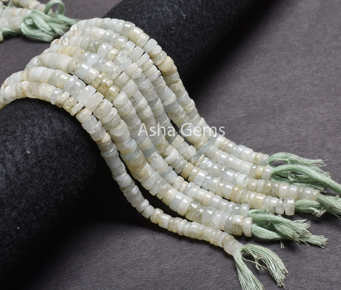 12"Strand Aquamarine Smooth Tyre Gemstone Beads, Light Blue Aquamarine Plain Handmade Wheel Shape Beads Natural Aquamarine Bead Jewelry SALE