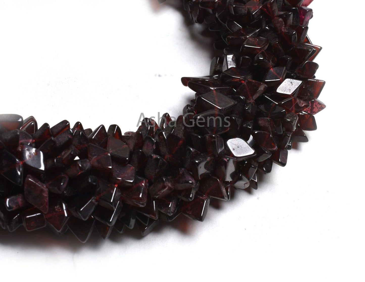 Beautiful Garnet smooth Rhombus Gemstone Beads, natural Red Garnet Plain Handmade Fancy Shape Center Drill Beads, Fine garnet Beads Jewelry