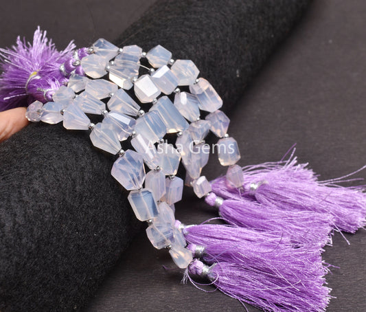 Fine Quality Rare Lavender Quartz Faceted Nugget Shape Beads, Purple Lavender Quartz Beads Gemstone faceted Nugget Bead Jewelry Making Craft