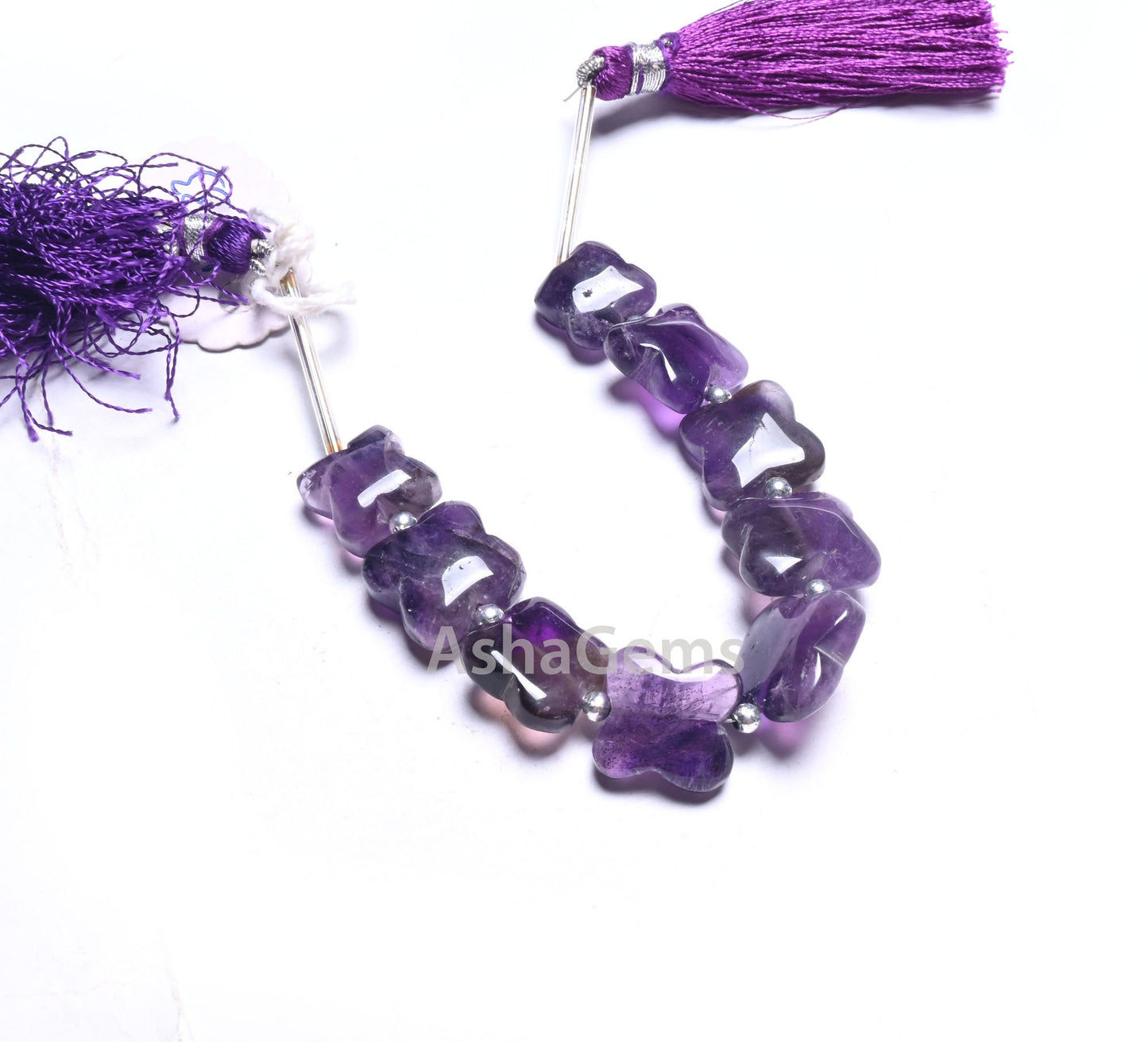 Purple Amethyst Fancy Carved Flower Shape Gemstone Beads,12-15mm Natural Amethyst Carve Square Smooth Straight Drill Bead Jewelry Craft SALE