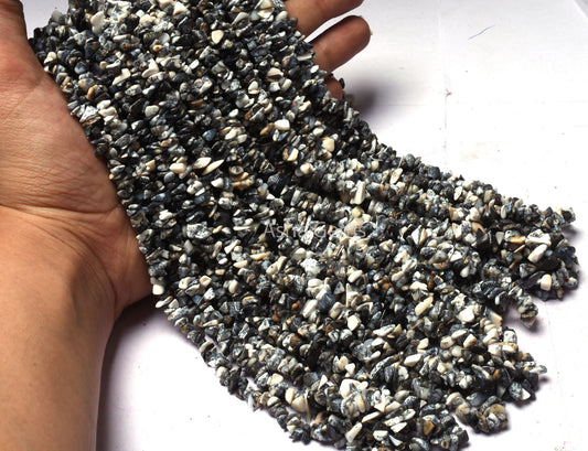34" Strand Natural Dendrite Opal Uncut Chips Beads,Opal Smooth Raw Rough Beads, Fine Dendritic Opal uncut Polish Nugget Unshape Bead Jewelry