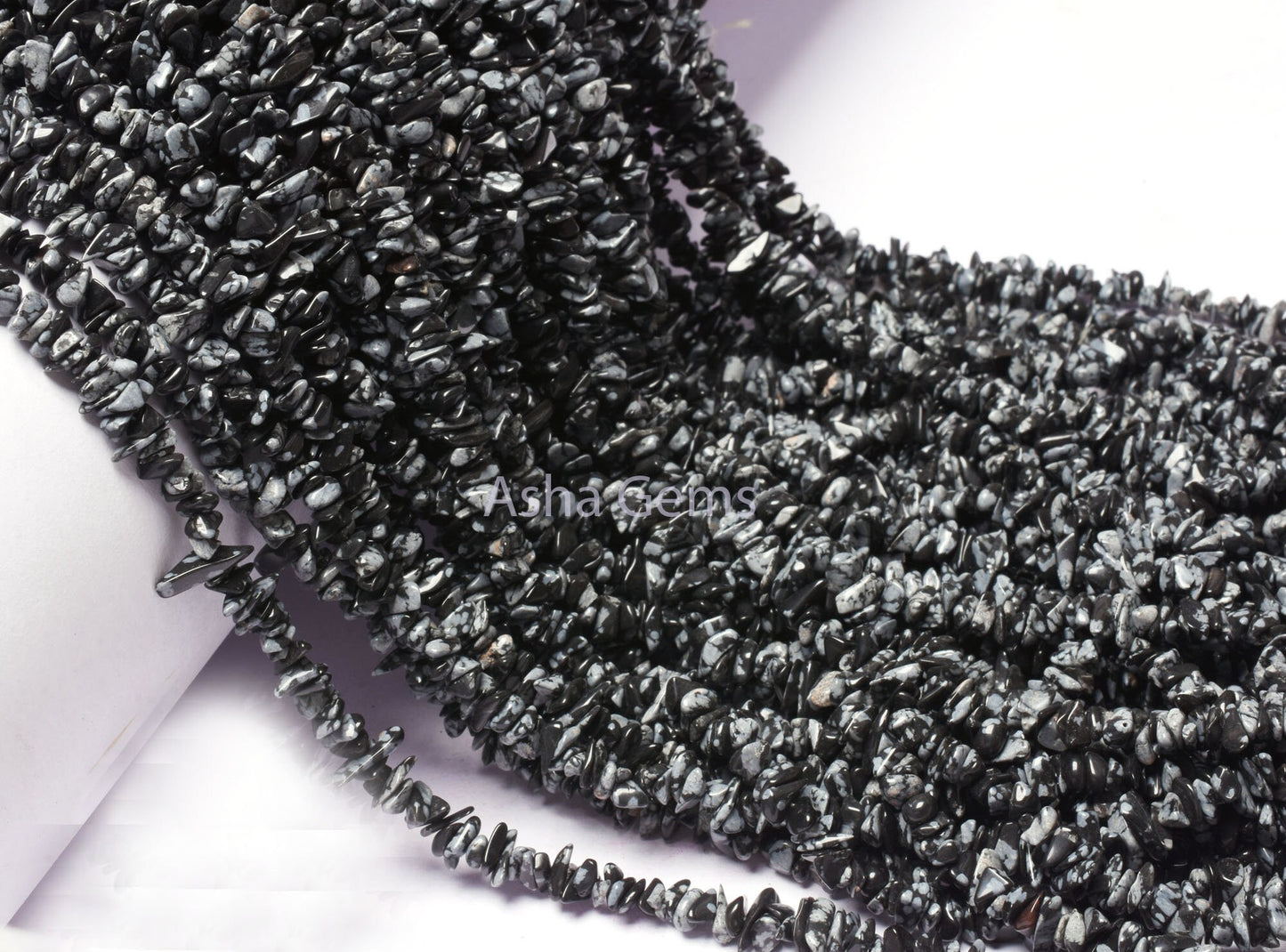 34 inch Strand Natural Black Obsidian Gemstone Uncut Chips Beads, AAA Obsidian Smooth Raw rough Beads Nugget Beads For Necklace Jewelry SALE