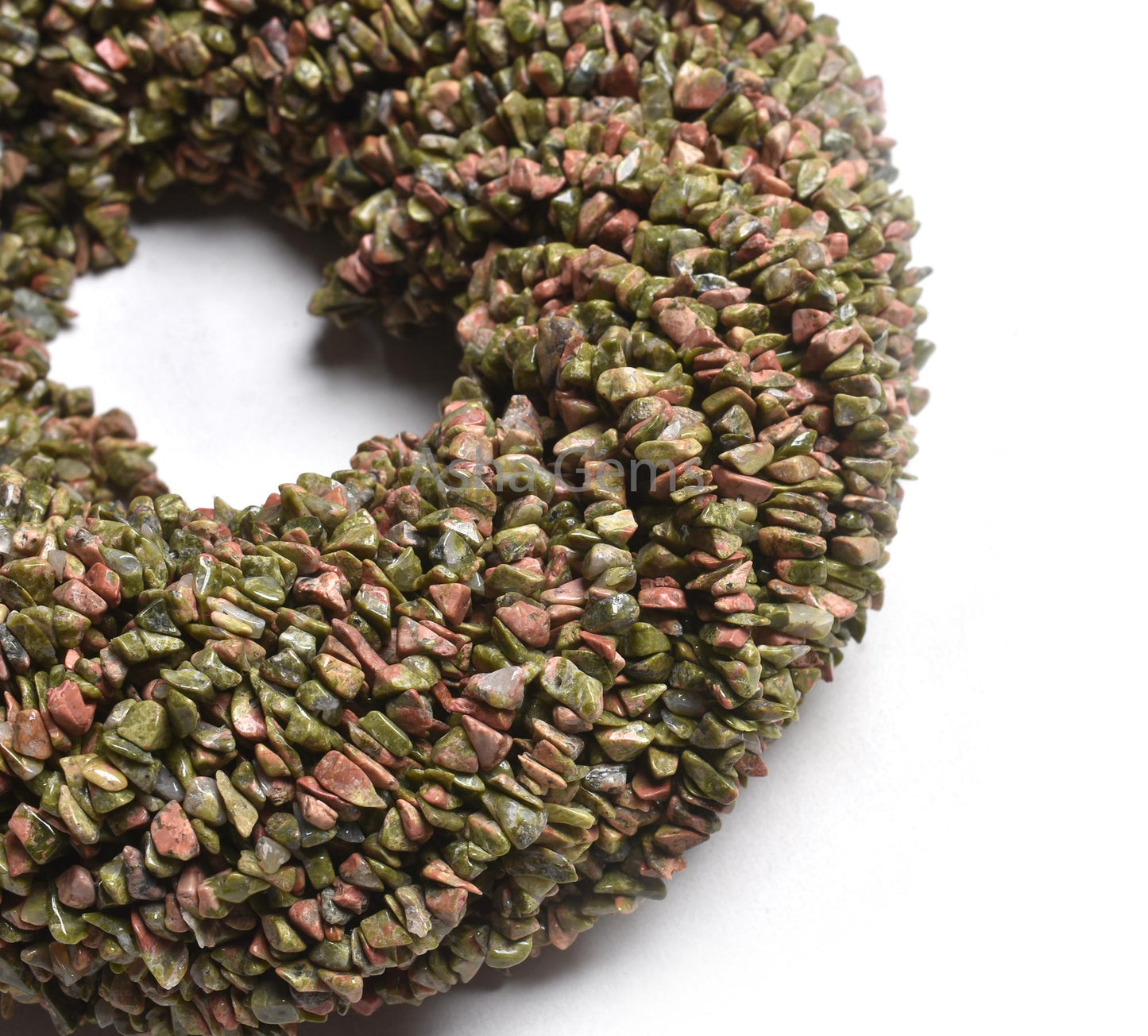 Natural Unakite Uncut Chips Smooth Beads Gemstone 34" Strand Unakite beads, Umakite Uneven Shape tiny raw rough bead For Jewelry making SALE