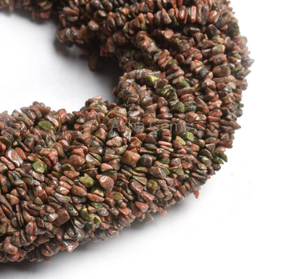 34 Inch Strand Unakite Uncut Chip Beads, Natural Unakite Smooth Raw Rough Uneven Nugget Tiny Gemstone Beads, Unakite Bead Jewelry Craft SALE