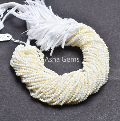 3.2mm Beautiful White Mother Of Pearl Micro Cut Rondelle Beads,Fine Natural Mop Machine Cut Gemstone Loose Bead Mother Of Pearl Jewelry SALE