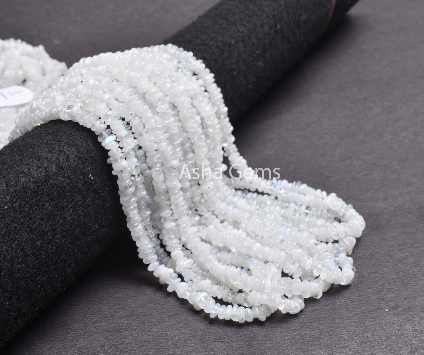 Natural blue Fire rainbow Moonstone Uncut Chip Beads, Flashy Rainbow smooth Rough Polish Beads White Rainbow Slice Uneven shape Beads Crafts