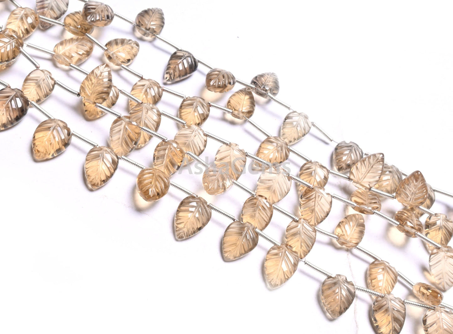 Beautiful Beer Quartz Fancy Leaves Shape Carving handmade Beads, AAA natural Bear Quartz Carve Pear Briolette Gemstone Teardrop Bead Jewelry